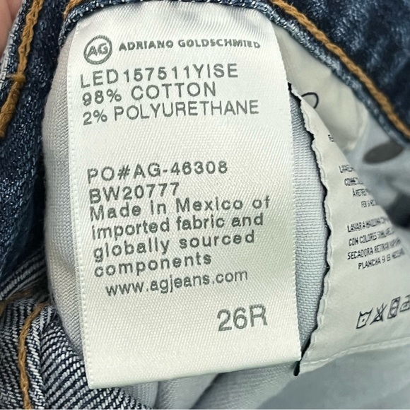 AG 26x27 Ex-Boyfriend Slouchy Slim Jeans 0540 midrise jeans mid rise - Picture 9 of 11